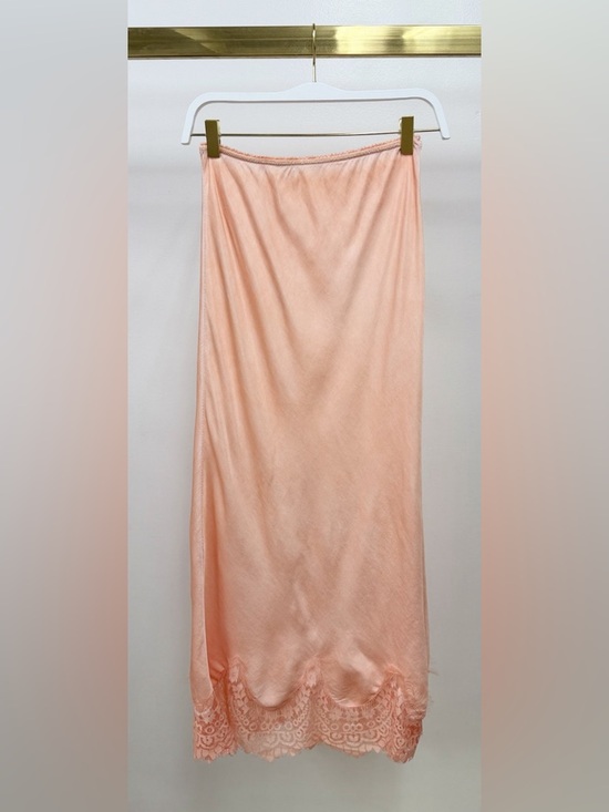 Milio Milano Dresses & Skirts - (235132/6292-SAL) VISCOSE MAXI SKIRT WITH LACE HEM